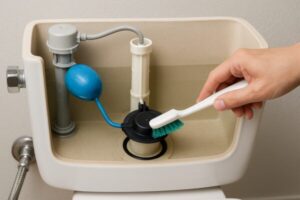 トイレタンク内部のメンテナンスと水漏れ予防