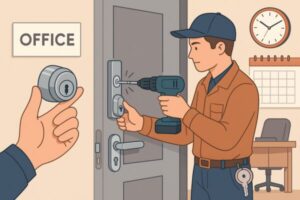 オフィス・事務所の鍵セキュリティ強化と交換タイミング