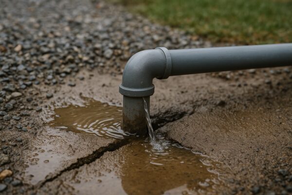 屋外給水管の水漏れを早期発見するチェックポイント