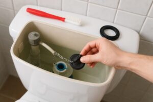 トイレの水漏れトラブルを自力でチェックする手順