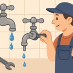 蛇口からポタポタ水漏れがする原因と簡単修理手順