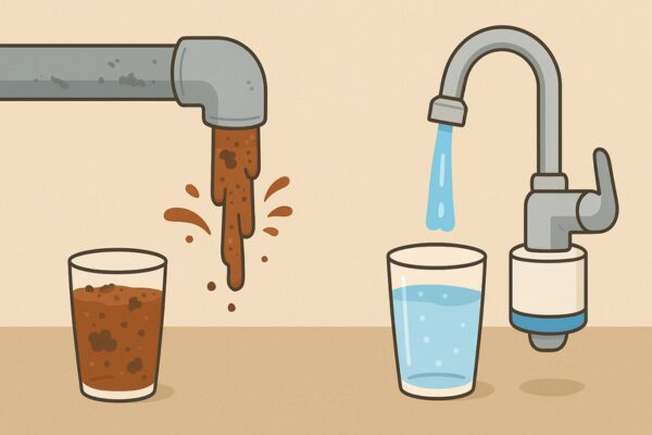 給水管の赤水・サビ水対策──原因・浄水器活用・配管リフォーム