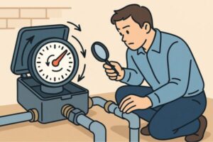 水道メーターが回り続ける？漏水チェックと自分でできる点検方法