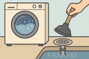 洗濯機の排水口が詰まったときのセルフメンテナンス