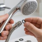 浴室シャワーヘッドからの水漏れを直す方法──ヘッド交換・パッキン調整