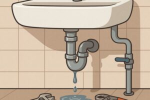 洗面台下の配管から水漏れしたときの対処法と費用