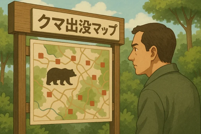 自治体の「クマ出没マップ」活用術｜危険を回避し安全に行動する方法