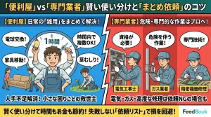 「便利屋」は何でも頼める？専門業者との使い分けと、時間制料金で損をしない「まとめ依頼」のコツ