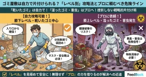 ゴミ屋敷は自力で片付けられる？「レベル別」攻略法とプロに頼むべき危険ライン